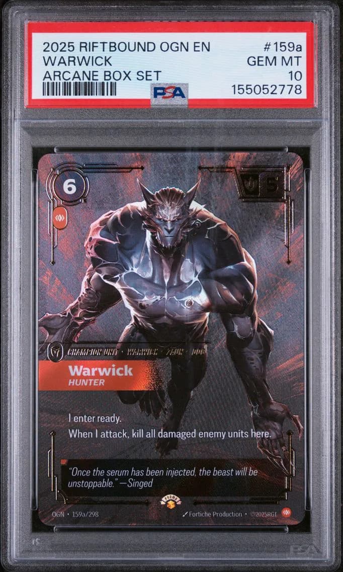 Warwick - Hunter, PSA 10