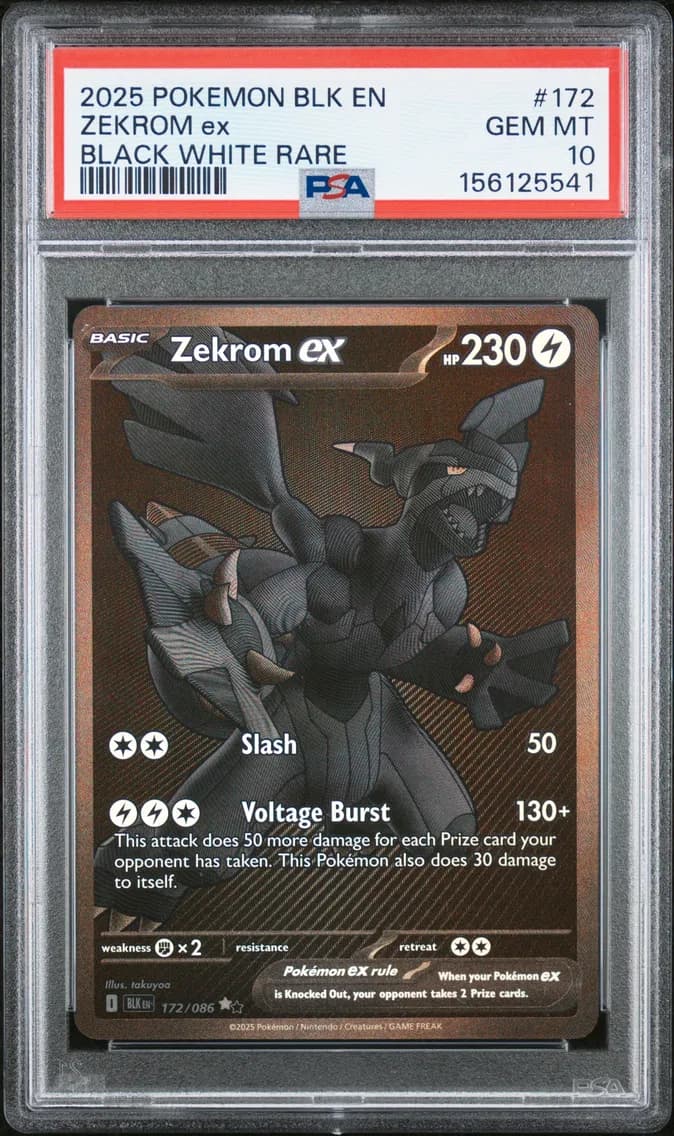 Zekrom EX, PSA 10