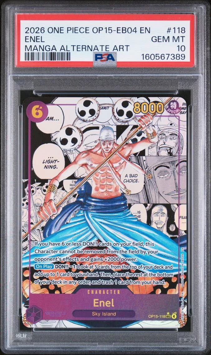 Enel, PSA 10