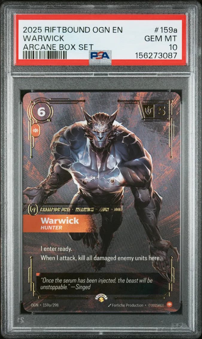 Warwick - Hunter, PSA 10