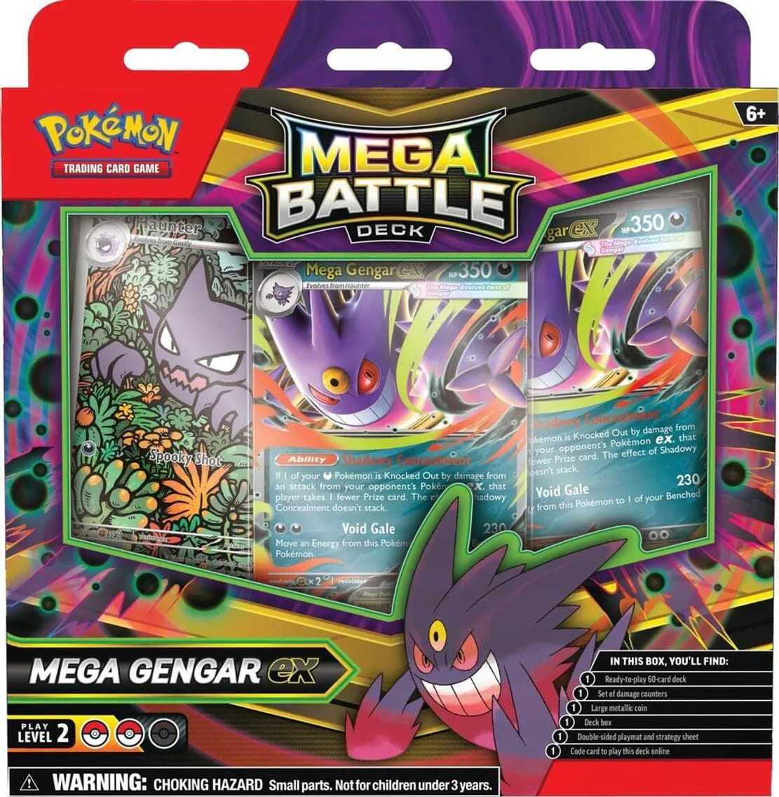 Pokemon TCG: Mega Battle Deck Mega Gengar ex/Mega Diancie ex (ASSORTED), 