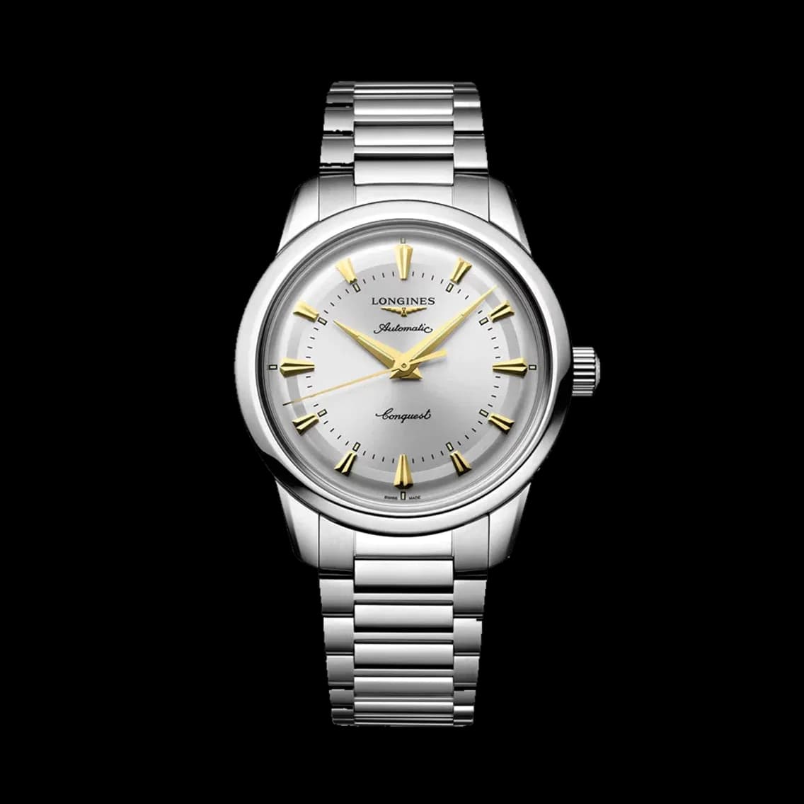 Longines Conquest Heritage 38mm - Silver on Bracelet, TEDDY BALDASSARRE 10