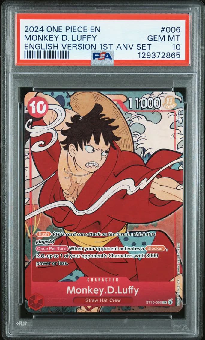 Monkey D. Luffy, PSA 10