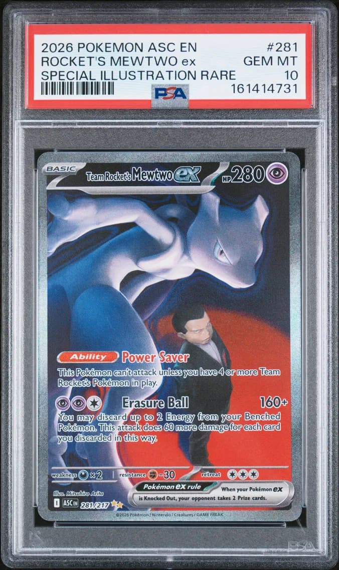 Team Rocket's Mewtwo EX, PSA 10