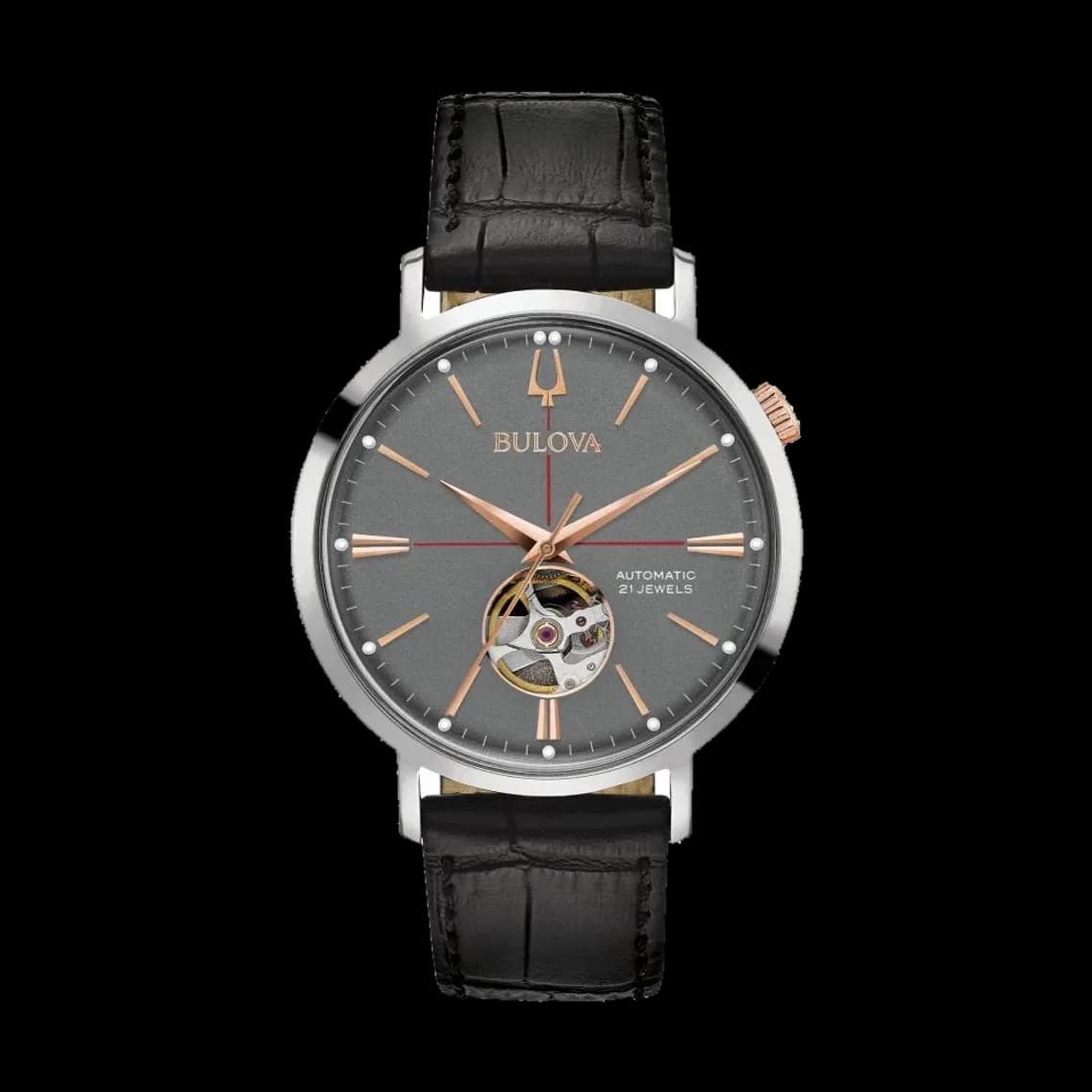 Bulova Aerojet 39mm - Grey on Leather Strap, TEDDY BALDASSARRE 10