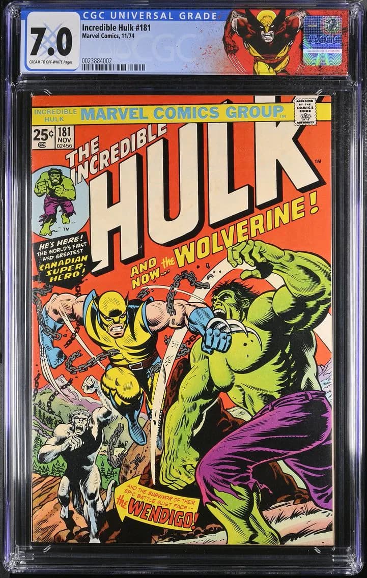 1974 Incredible Hulk #181, CGC 7
