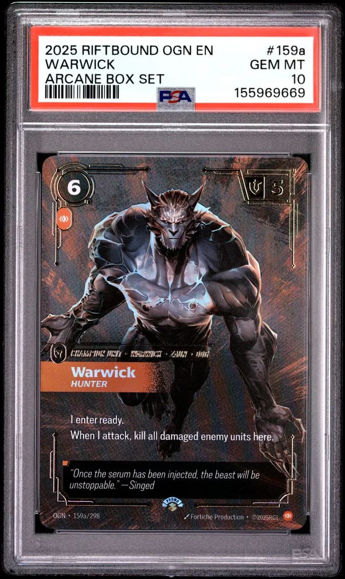 Warwick - Hunter, PSA 10