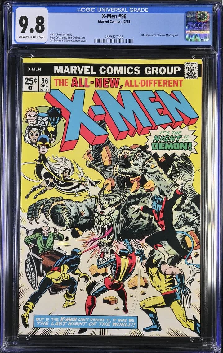 1975 X-Men #96, CGC 9.8