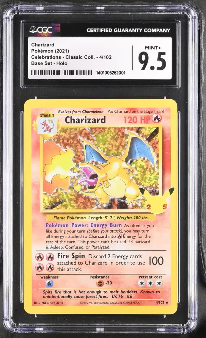 Charizard, CGC 9.5
