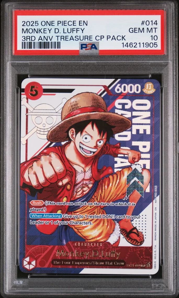Monkey D. Luffy, PSA 10