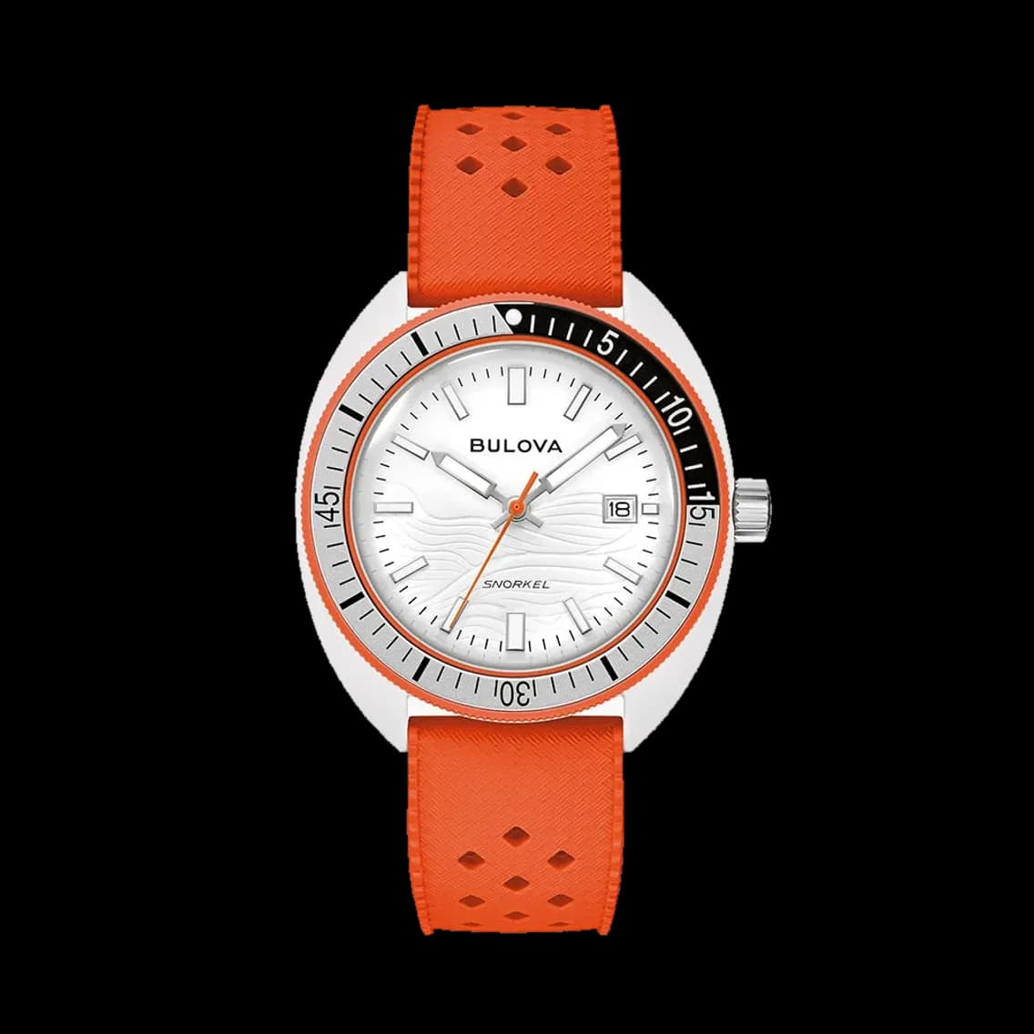 Bulova Snorkel Clownfish 41mm - White on Rubber Strap, TEDDY BALDASSARRE 10
