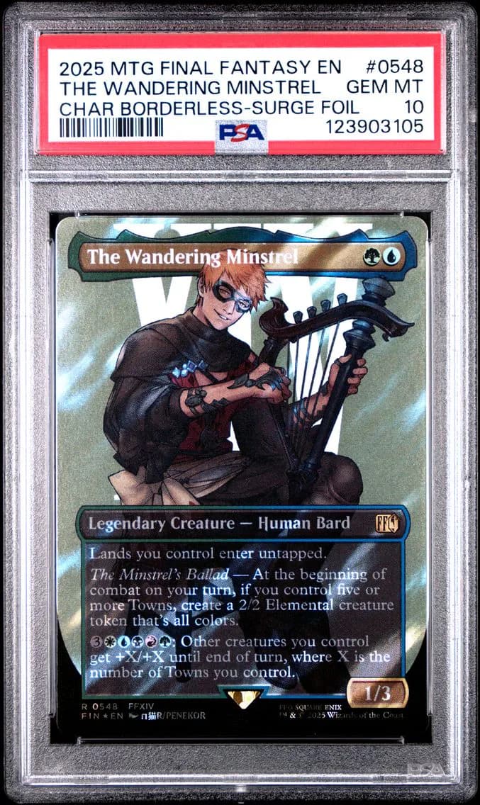 The Wandering Minstrel, PSA 10