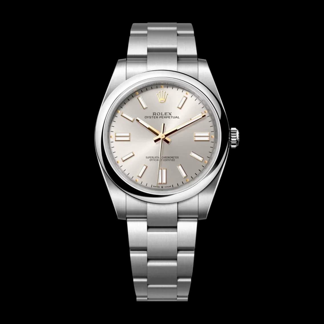 Rolex Oyster Perpetual 41 - Silver Dial, WRISTCHECK 10