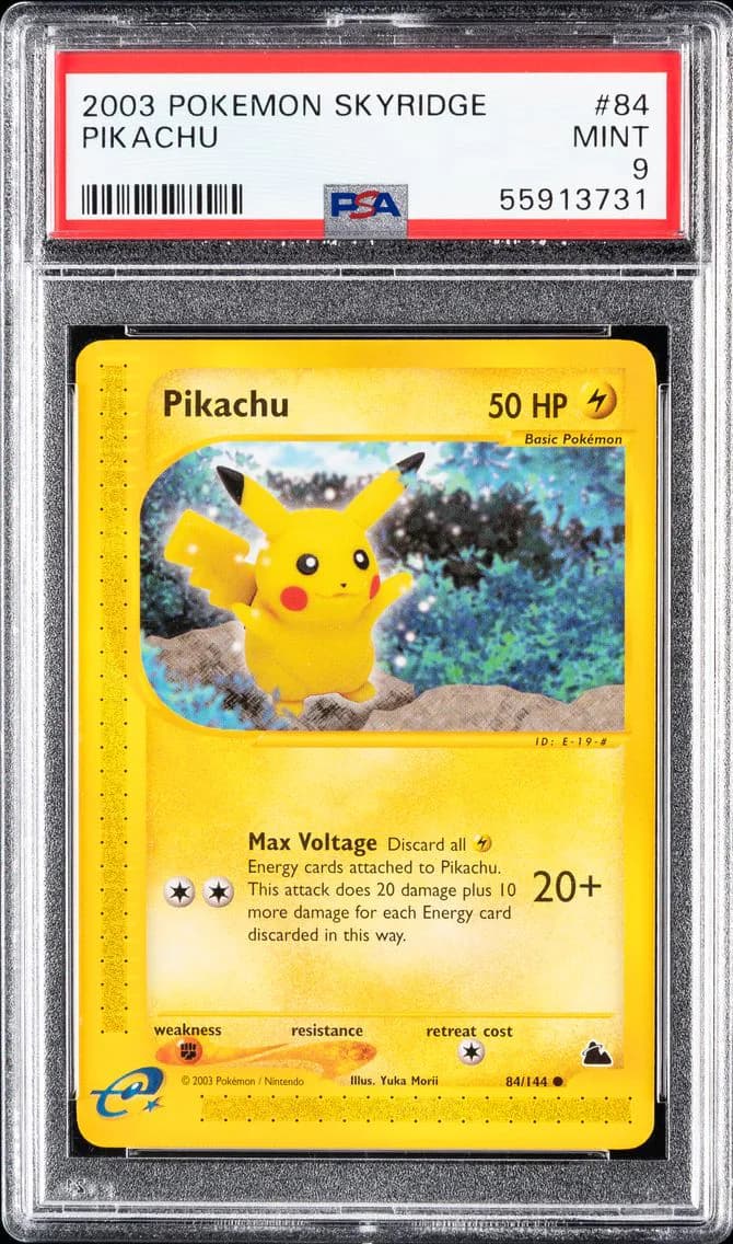 Pikachu, PSA 9
