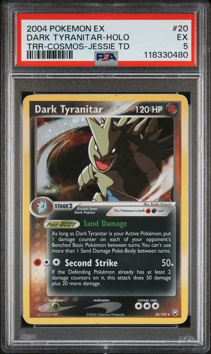 Dark Tyranitar-Holo, PSA 5
