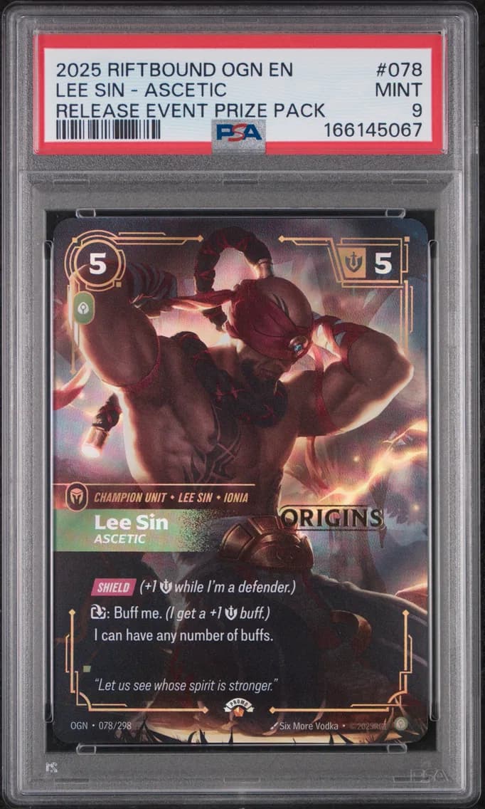 Lee Sin - Ascetic, PSA 9