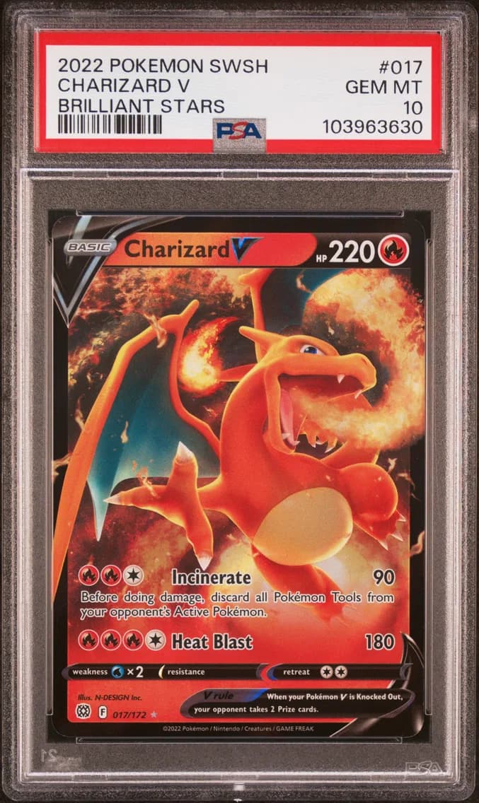 Charizard V, PSA 10