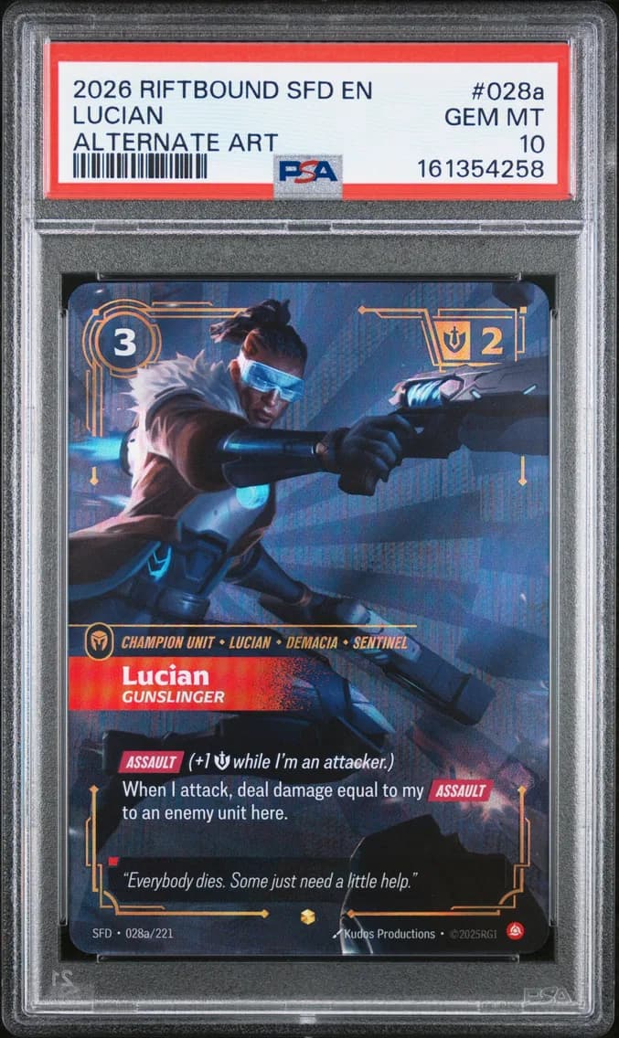 Lucian - Gunslinger, PSA 10