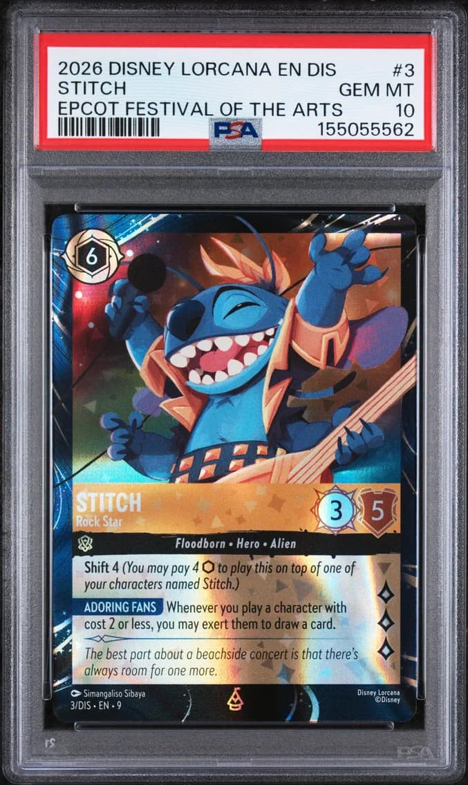 Stitch - Rock Star, PSA 10