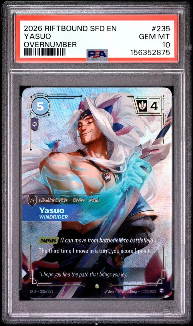 Yasuo - Windrider, PSA 10