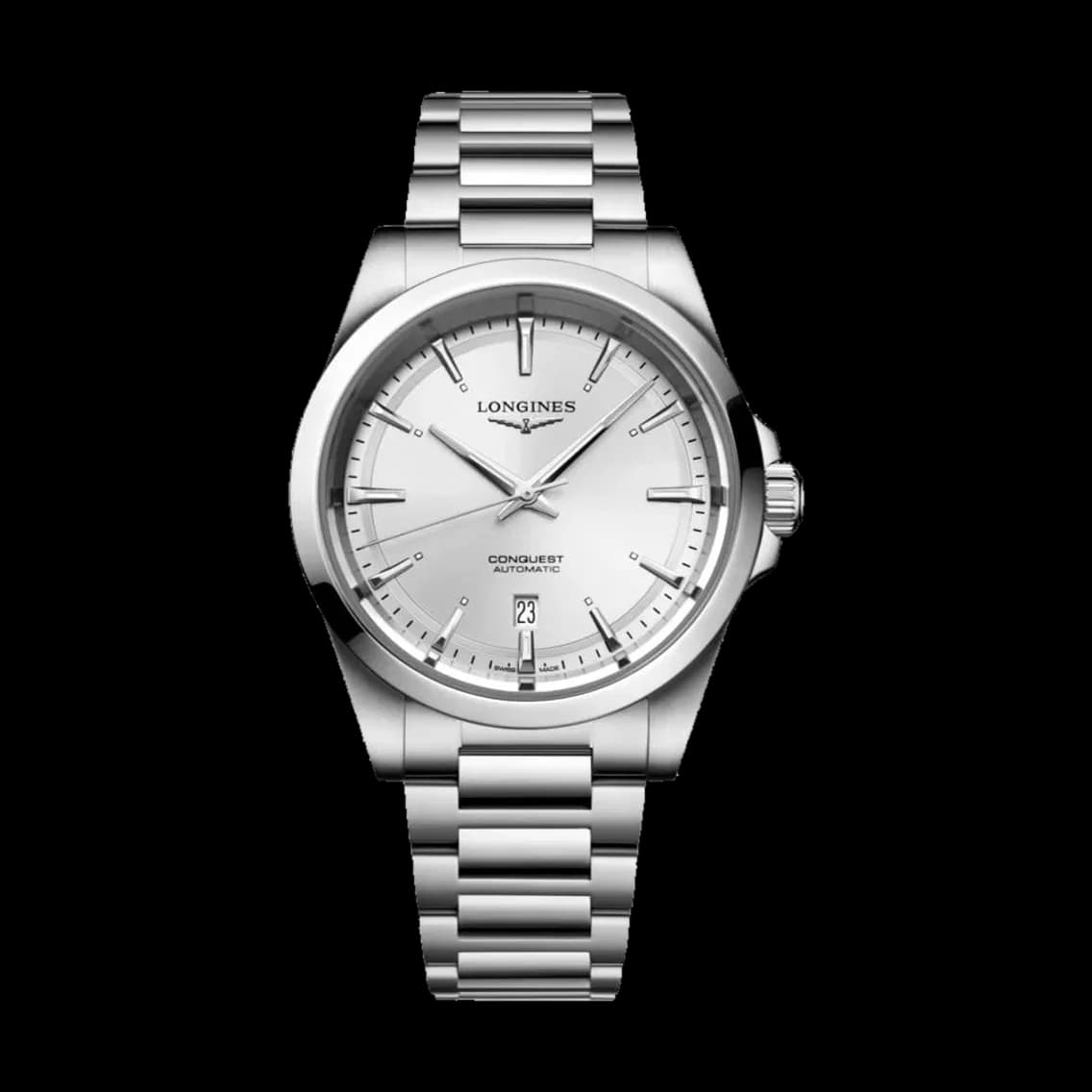 Longines Conquest 41mm - Sunray Silver on Bracelet, TEDDY BALDASSARRE 10