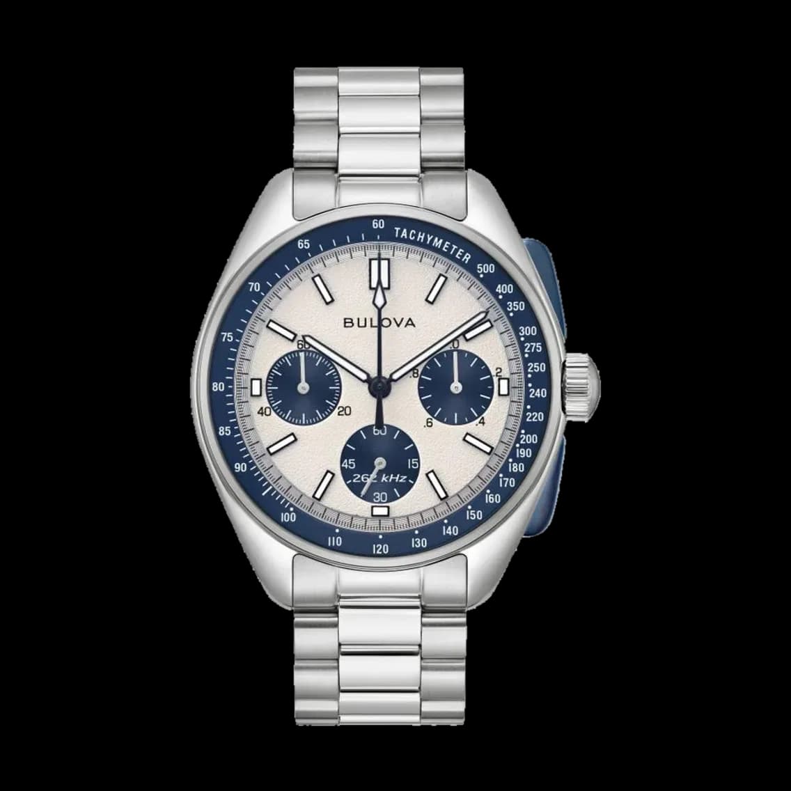 Bulova Lunar Pilot 43.5mm - Silver on Bracelet, TEDDY BALDASSARRE 10