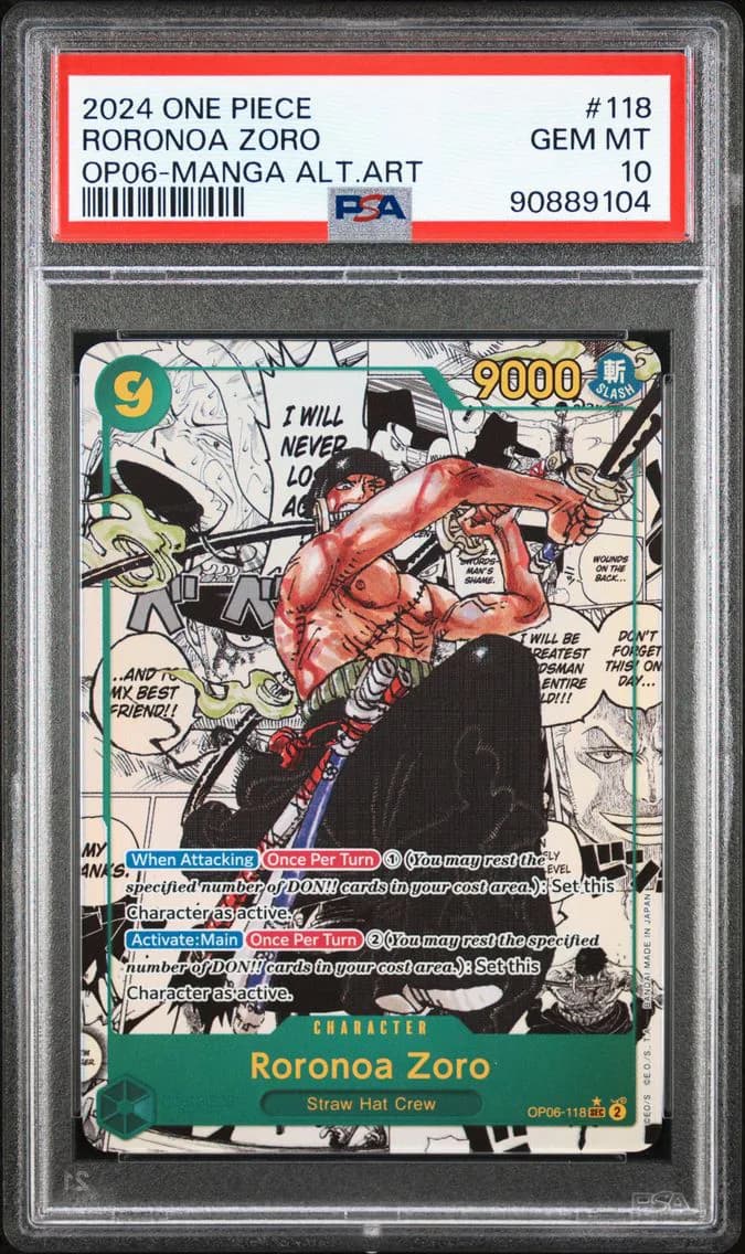 Roronoa Zoro, PSA 10