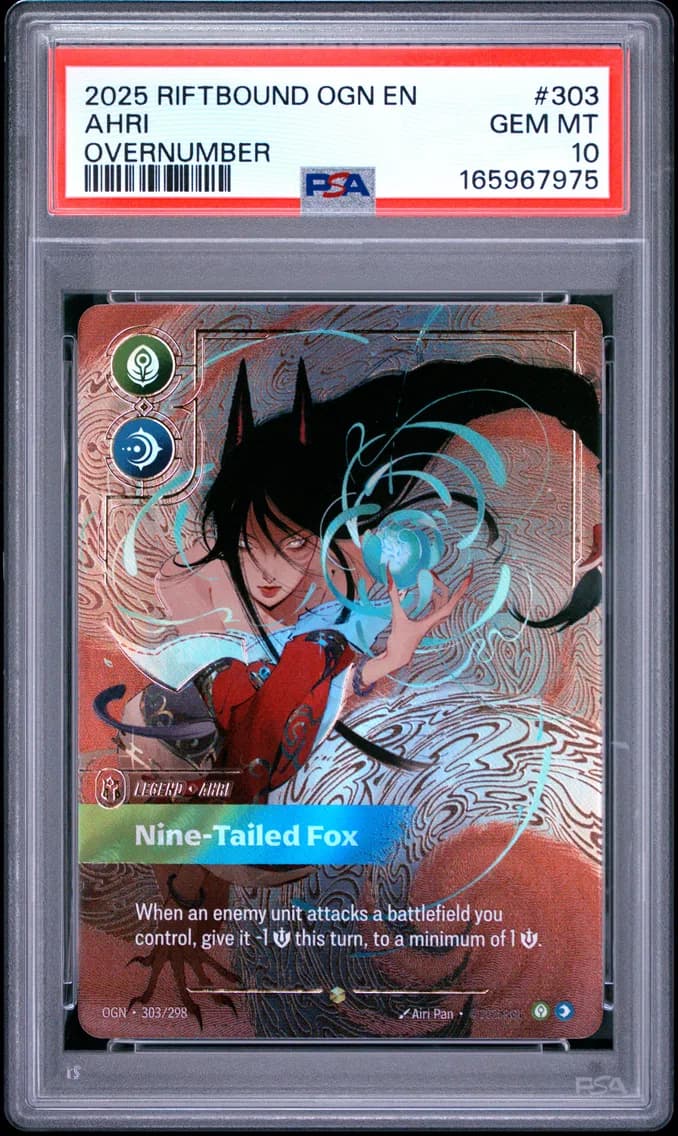 Ahri - Nine-Tailed Fox, PSA 10