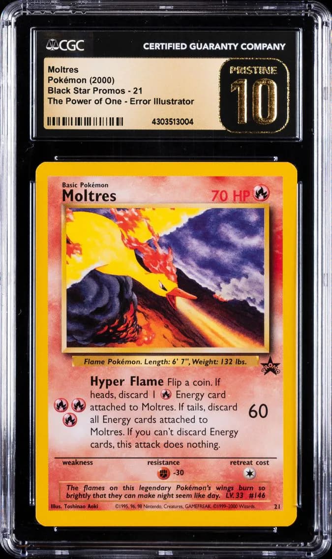 Moltres, CGC Pristine 10
