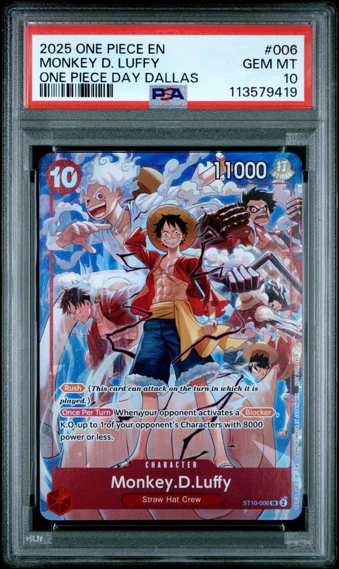 Monkey D. Luffy, PSA 10