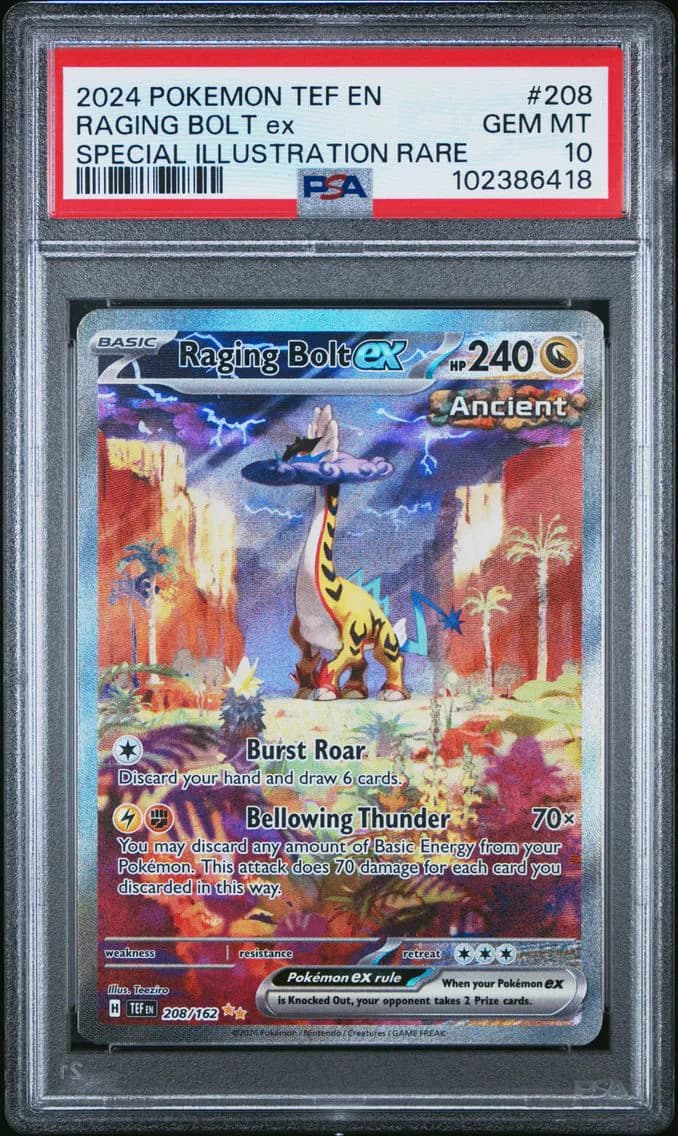 Raging Bolt EX, PSA 10