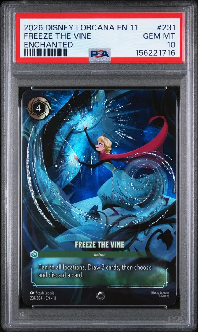 Freeze the Vine, PSA 10