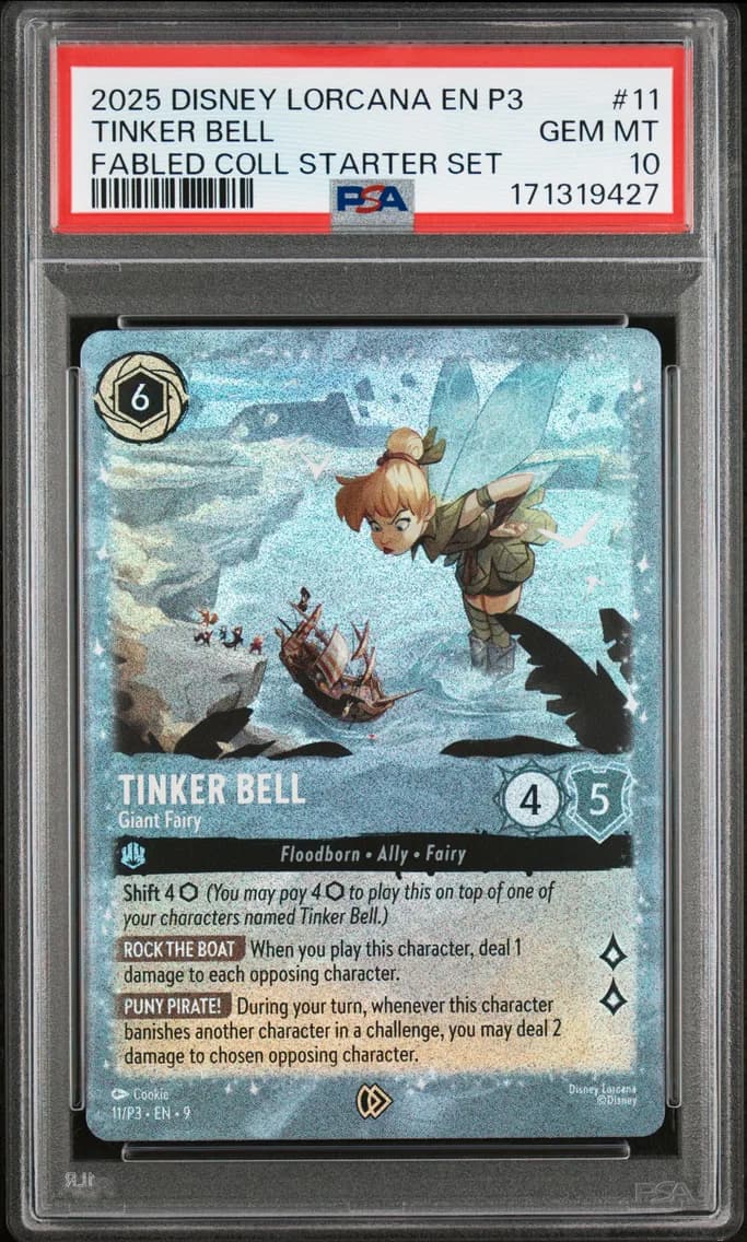 Tinker Bell - Giant Fairy, PSA 10