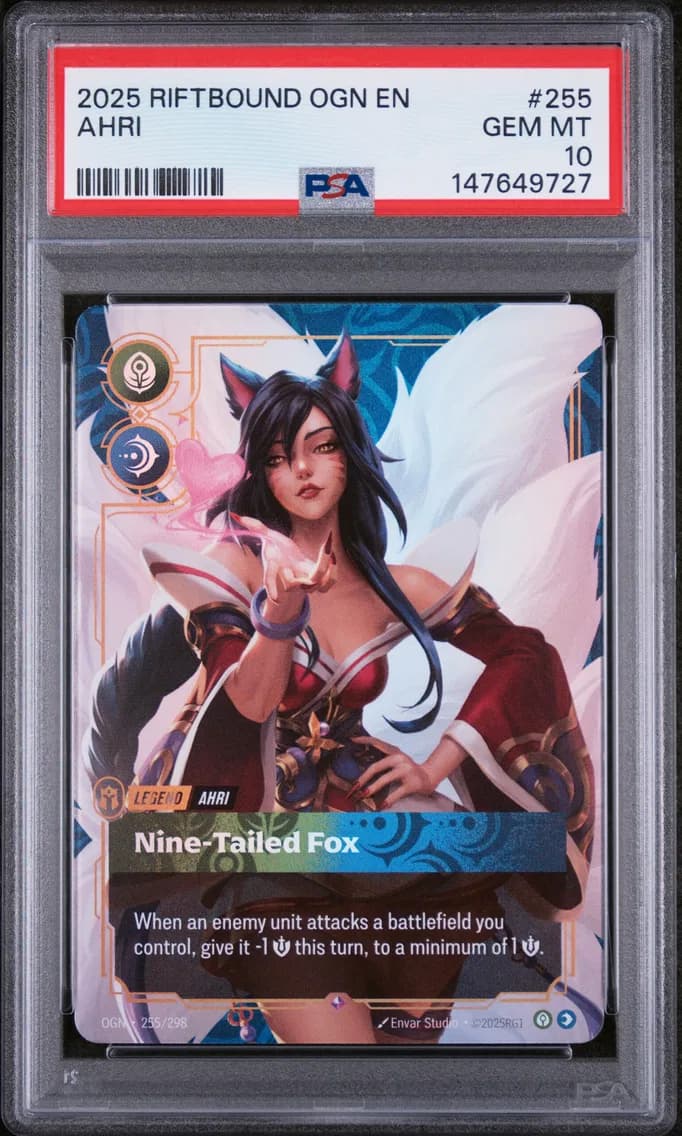 Ahri - Nine-Tailed Fox, PSA 10