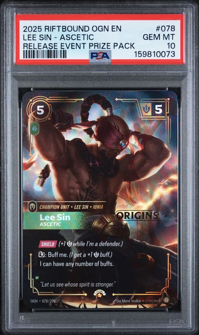 Lee Sin - Ascetic, PSA 10