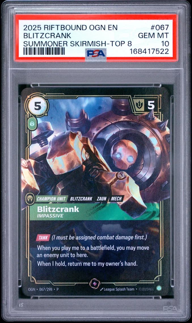 Blitzcrank - Impassive, PSA 10