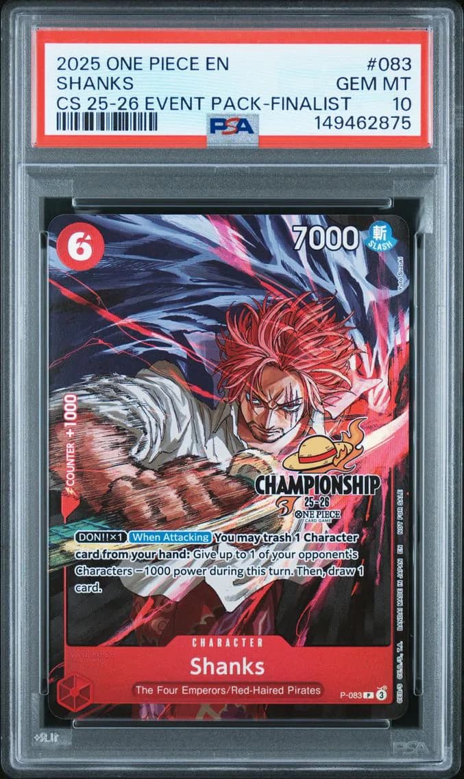 Shanks, PSA 10