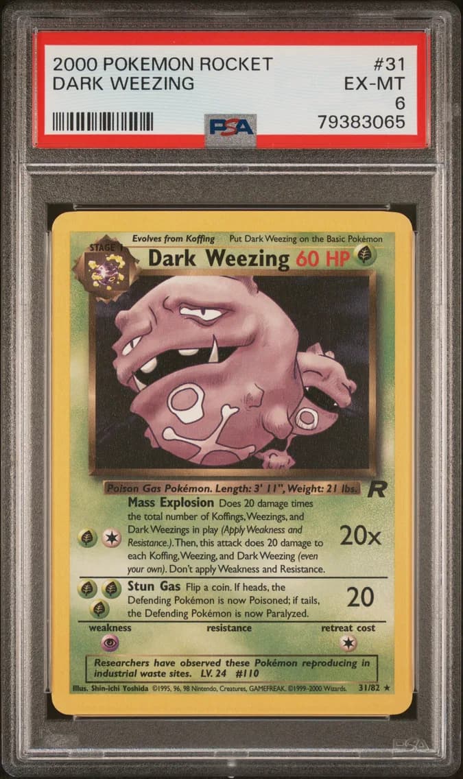 Dark Weezing, PSA 6