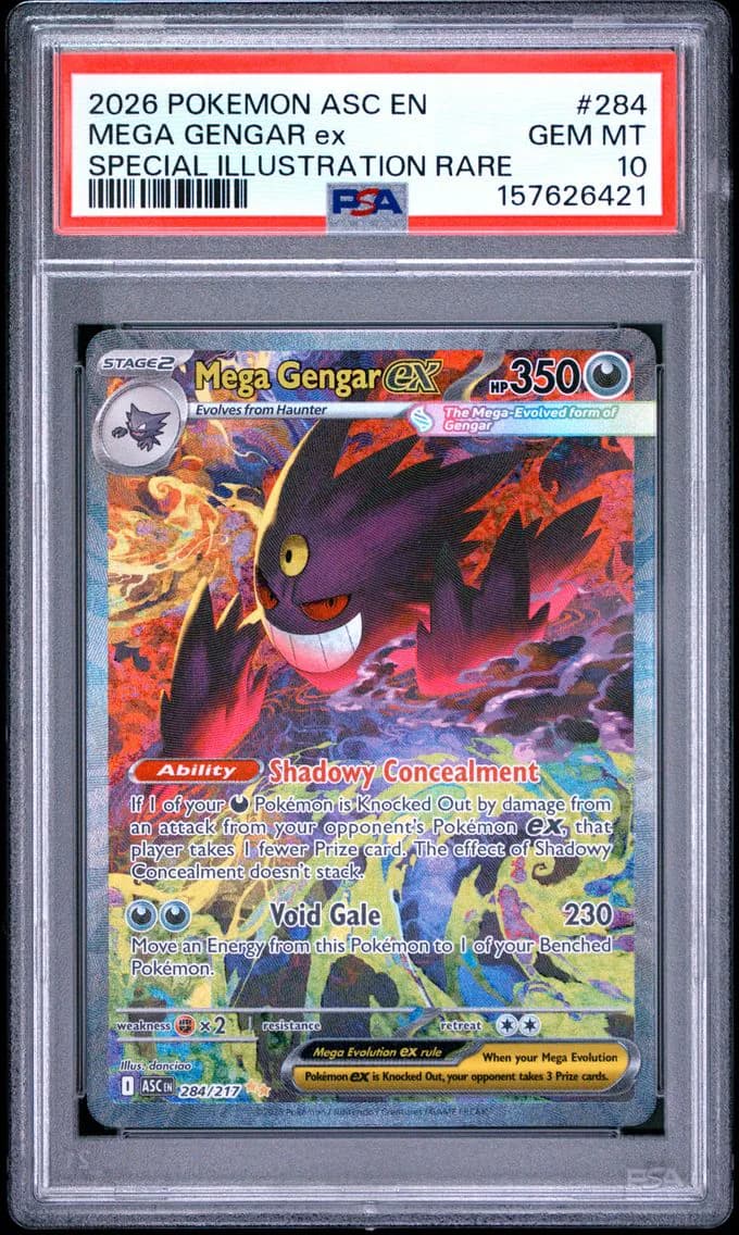 Mega Gengar EX, PSA 10