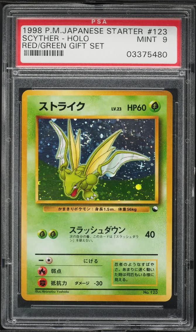 Scyther-Holo, PSA 9