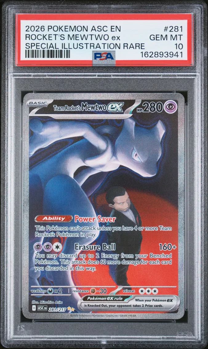 Team Rocket's Mewtwo EX, PSA 10
