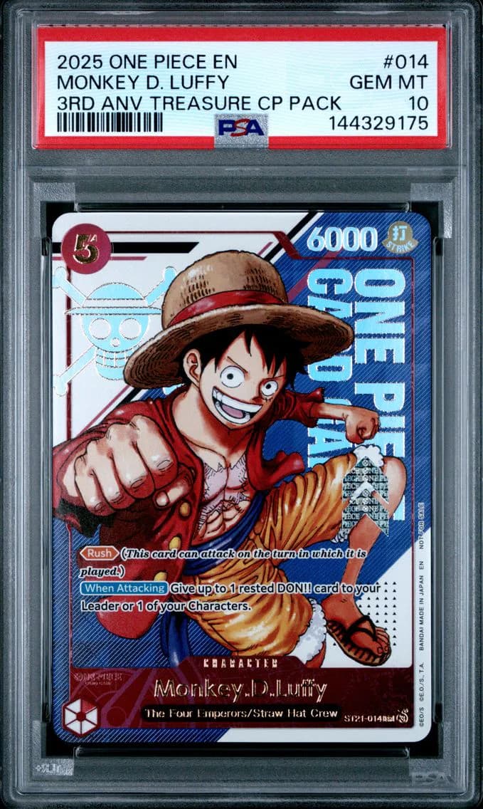 Monkey D. Luffy, PSA 10