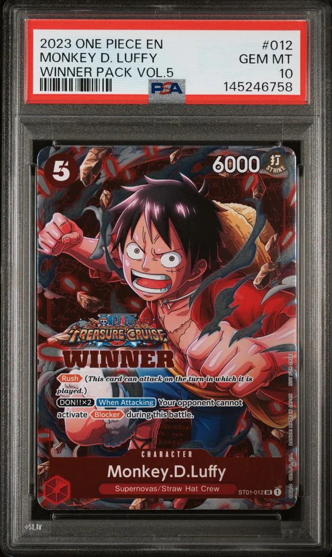 Monkey D. Luffy, PSA 10