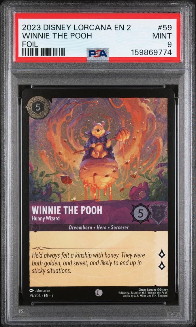 Winnie the Pooh - Hunny Wizard, PSA 9