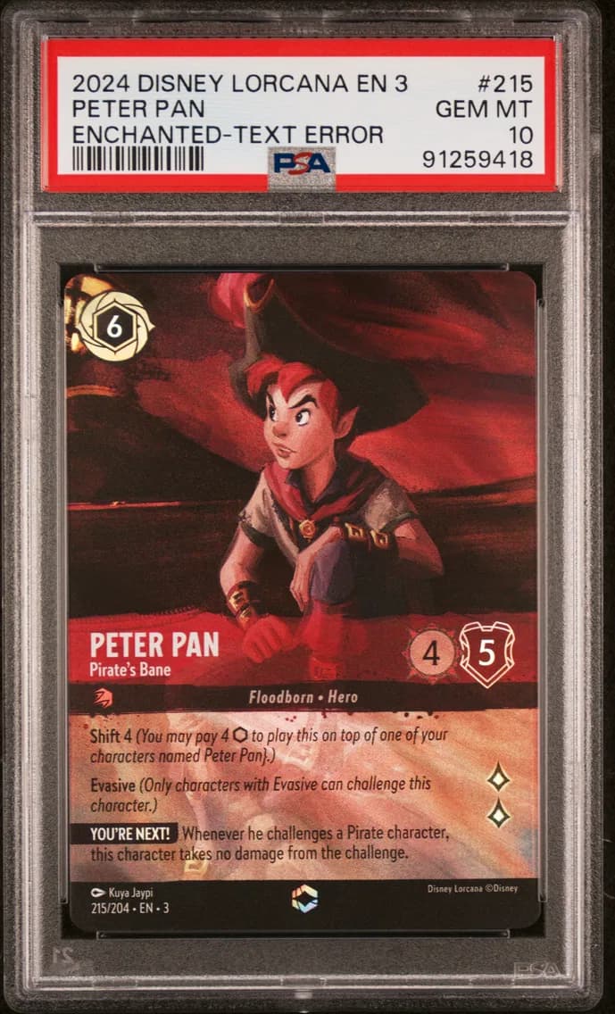 Peter Pan - Pirate's Bane, PSA 10