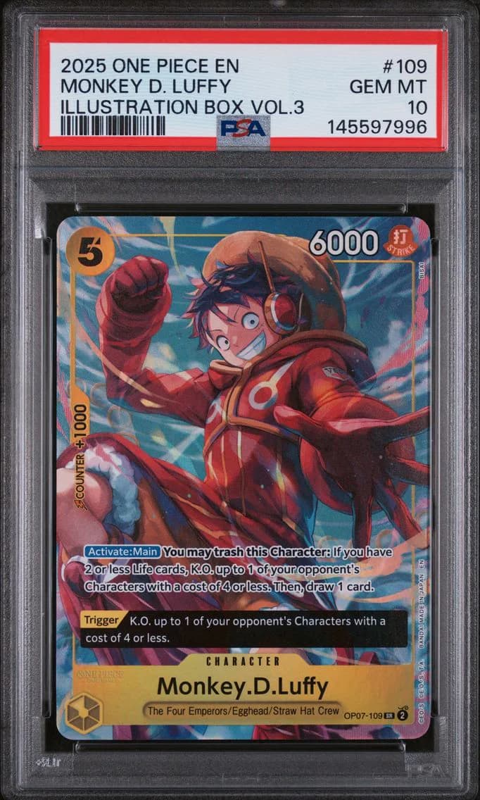 Monkey D. Luffy, PSA 10