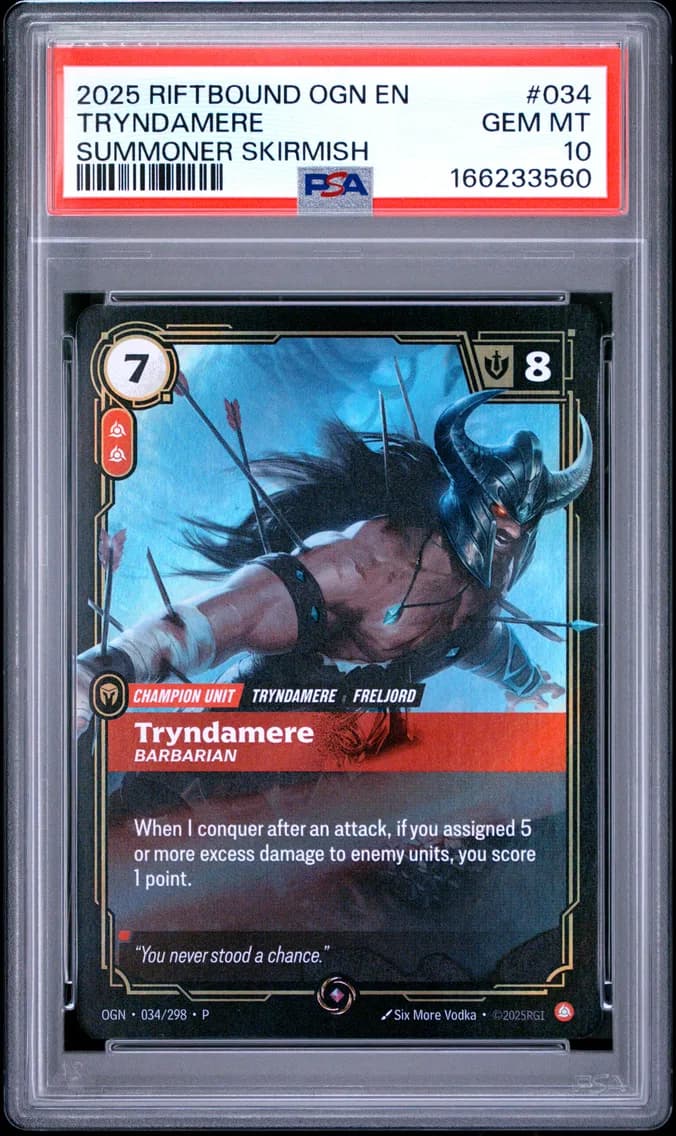 Tryndamere - Barbarian, PSA 10
