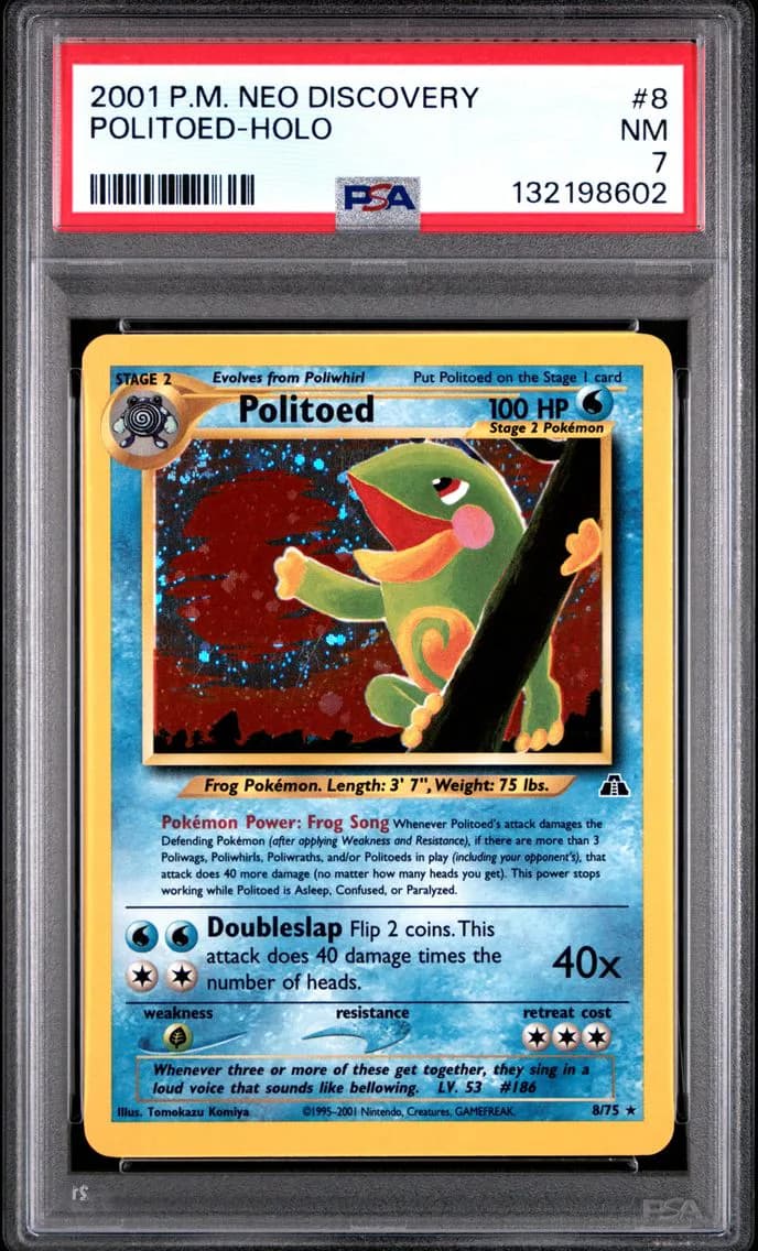 Politoed-Holo, PSA 7