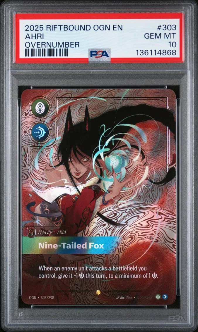 Ahri - Nine-Tailed Fox, PSA 10