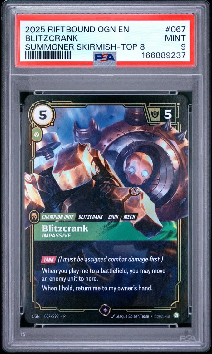 Blitzcrank - Impassive, PSA 9